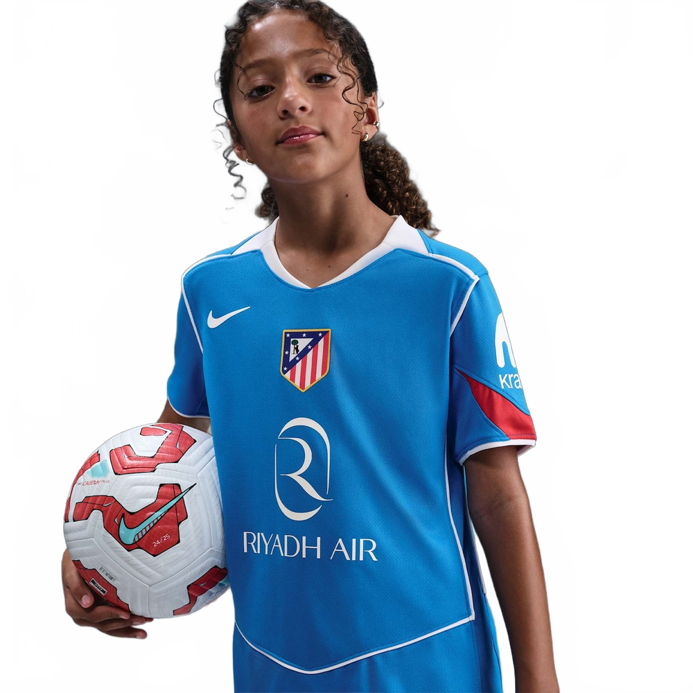 Camisa Atlético de Madrid Nike Total 90 III 2025/26 Torcedor Pro Infantil Camisa Atlético de Madrid Nike Total 90 III 2025/26 Torcedor Pro Infantil