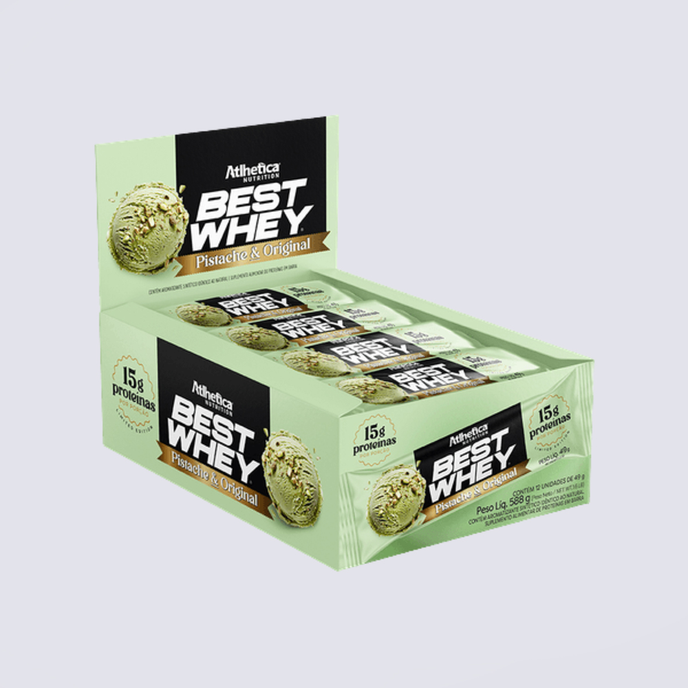 Barra de Proteina Atlhetica Best Whey - 12 unidades Barra de Proteina Atlhetica Best Whey - 12 unidades