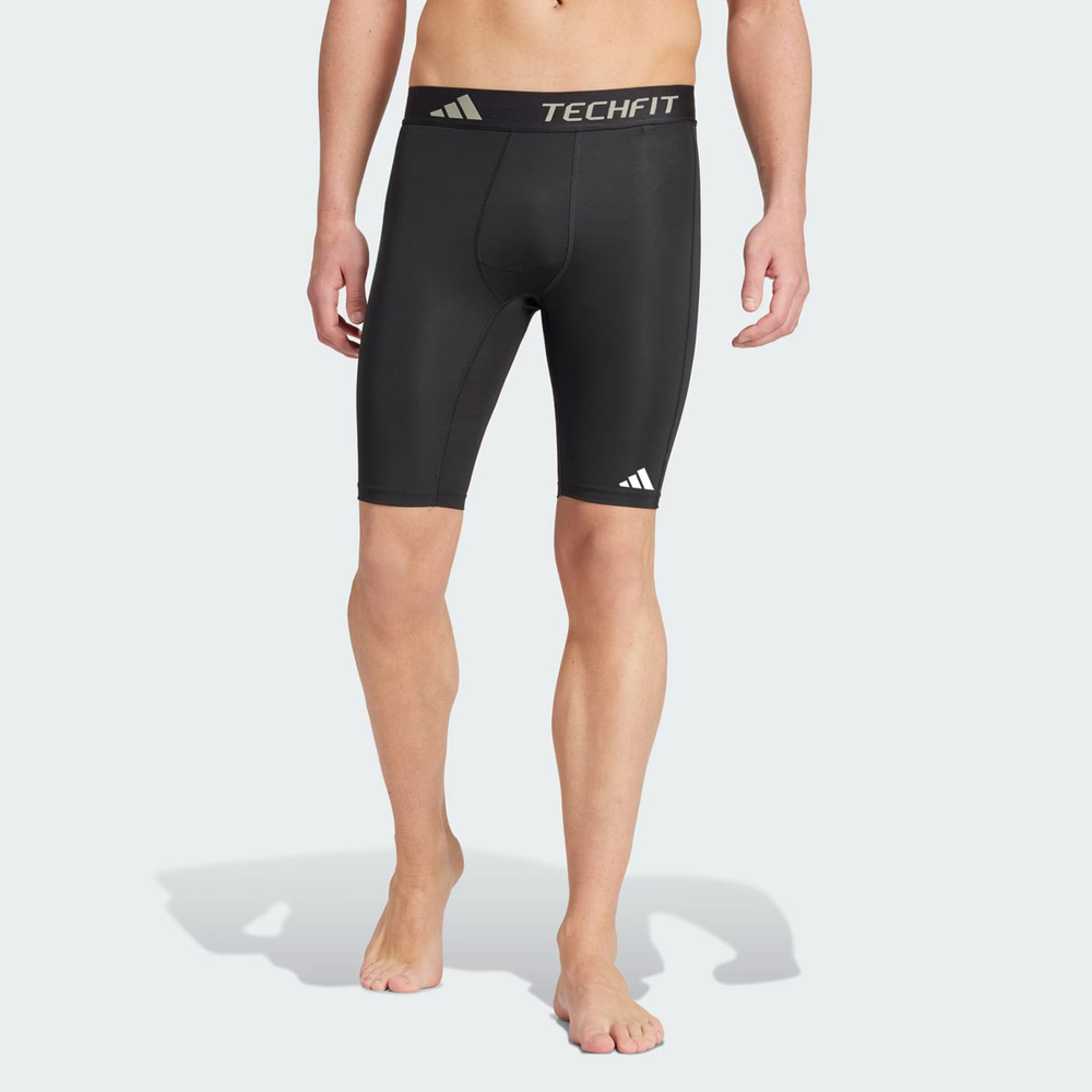Bermuda de Compressão Para Treino Techfit Homem adidas Bermuda de Compressão Para Treino Techfit Homem adidas