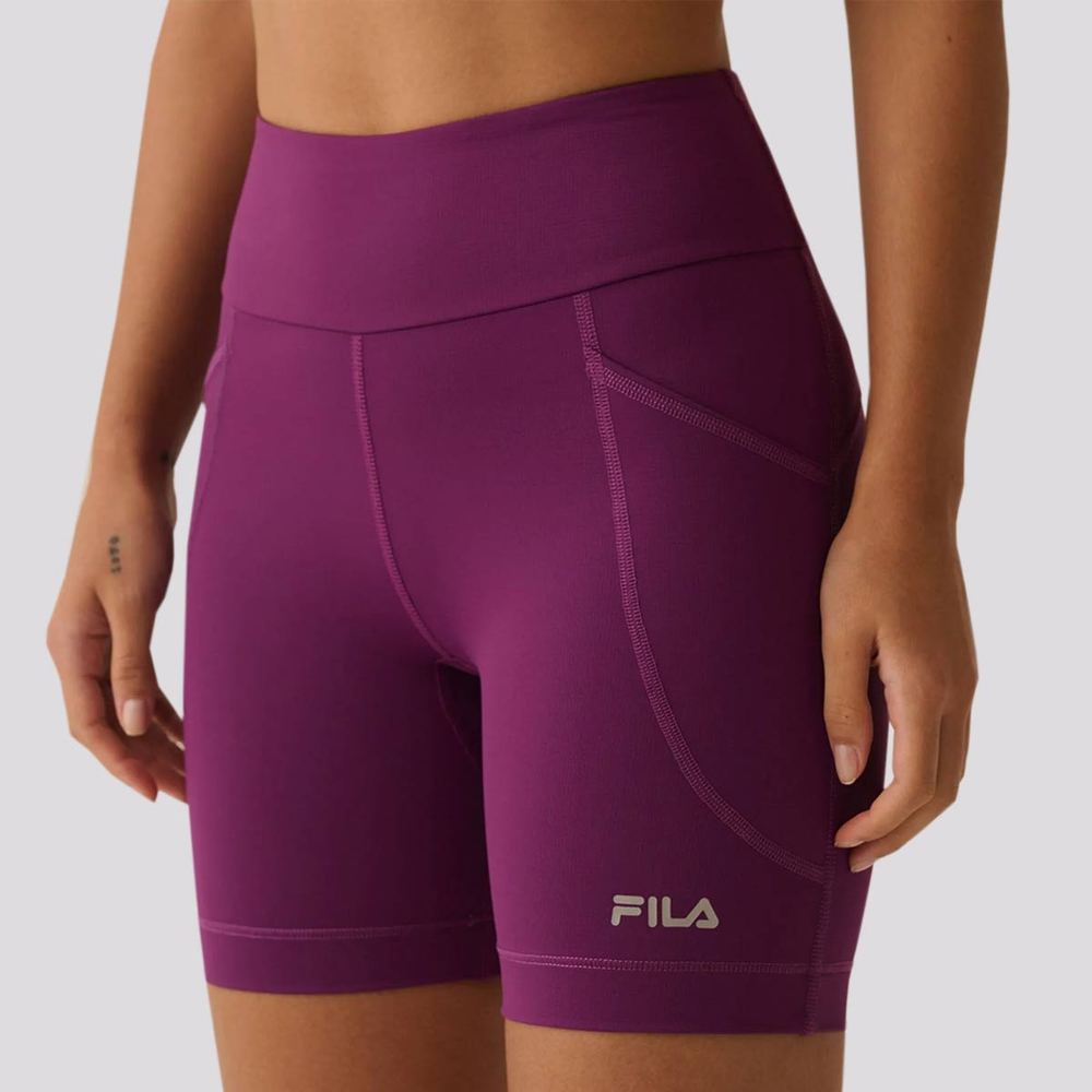Bermuda Fila Racer Feminina Roxa