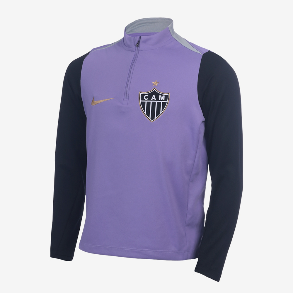 Camisa Atlético Mineiro Nike Manga longa Academy Pro 2026 Treino Infantil Camisa Atlético Mineiro Nike Manga longa Academy Pro 2026 Treino Infantil