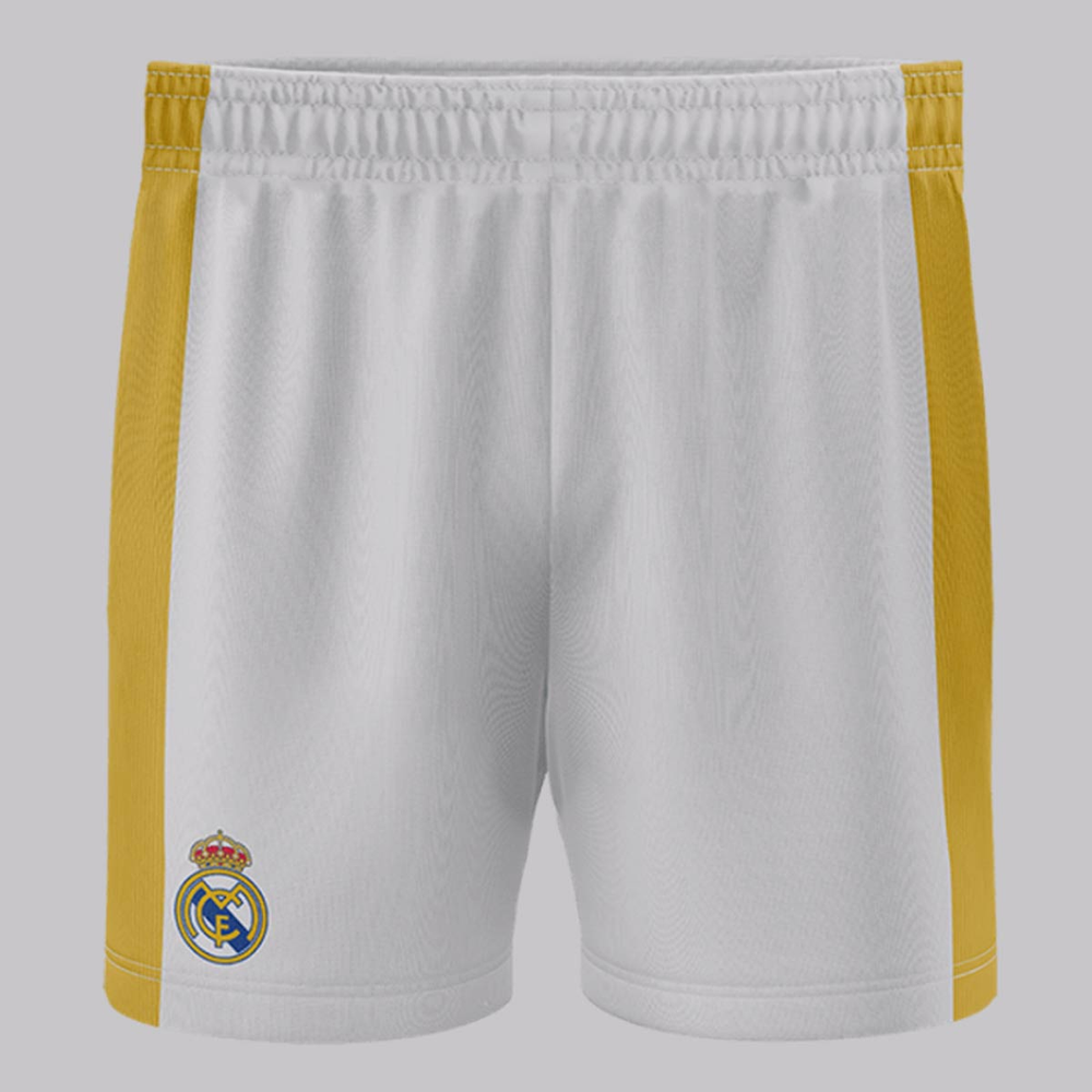 Bermuda Real Madrid Liga Infantil Branca Bermuda Real Madrid Liga Infantil Branca