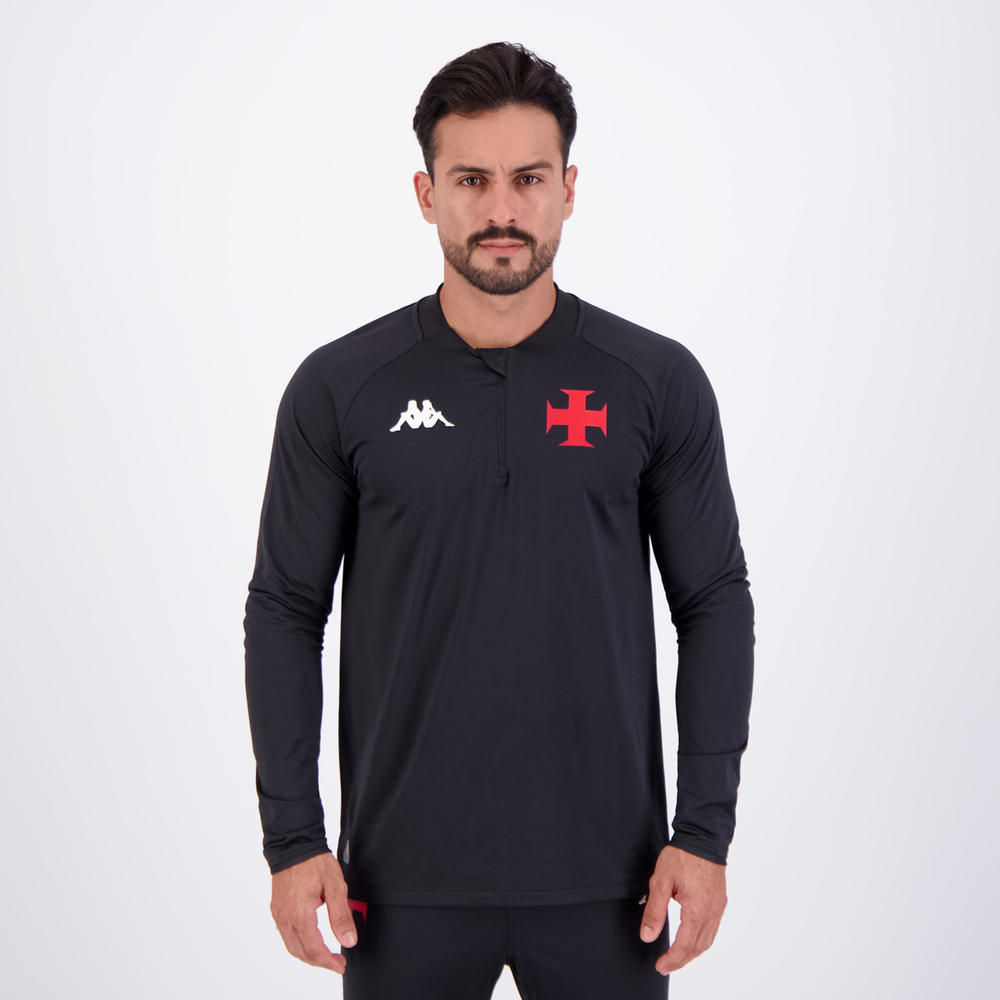 Blusão Kappa Vasco Treino 2025 Comissão Blusão Kappa Vasco Treino 2025 Comissão
