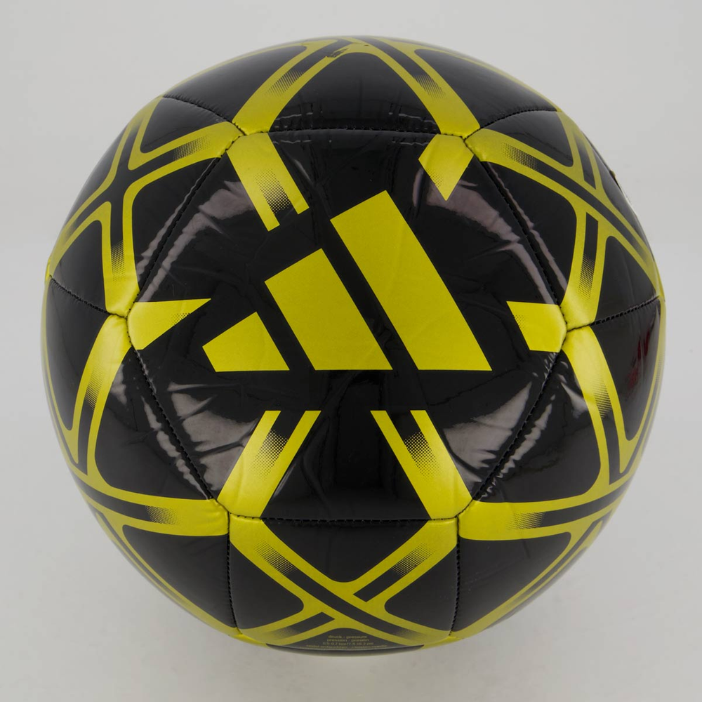 Bola Adidas Starlancer Campo Preta e Dourada