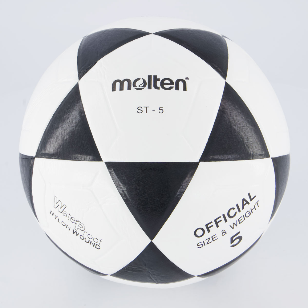 Bola de Futevôlei Molten Footvolley Branca e Preta