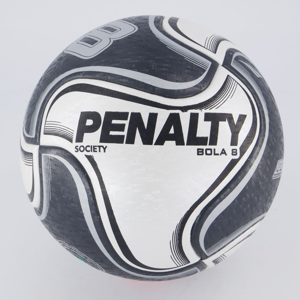 Bola Penalty 8 X Society Branca e Preta