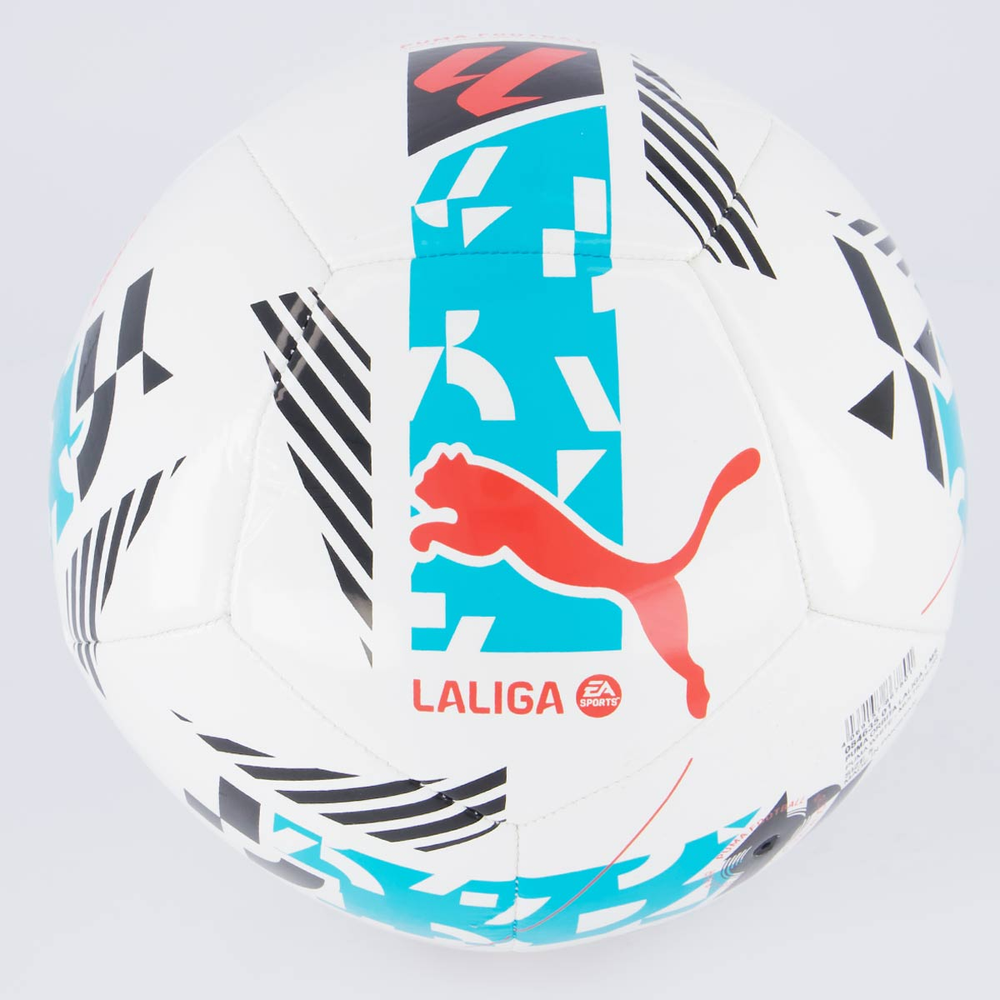 Bola Puma Orbita Laliga 1 MS Campo Branca e Azul