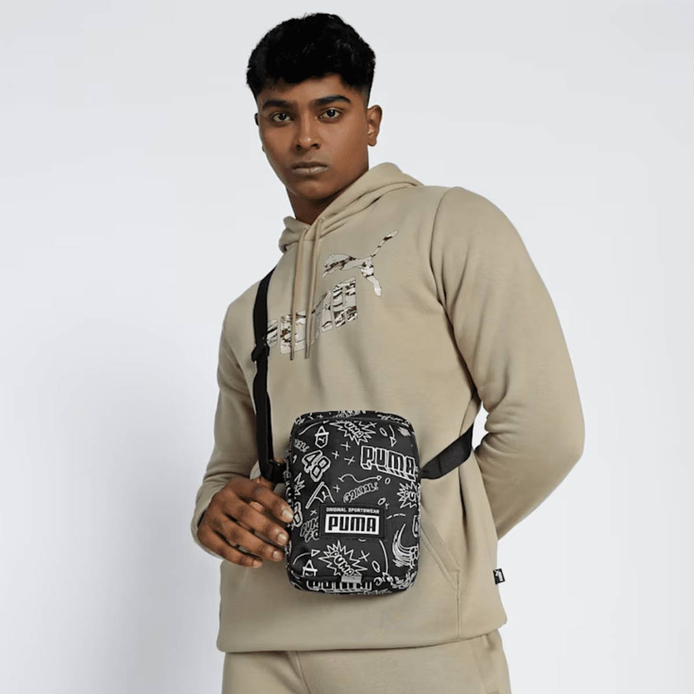 Bolsa Puma Academy Portable Preto Bolsa Puma Academy Portable Preto