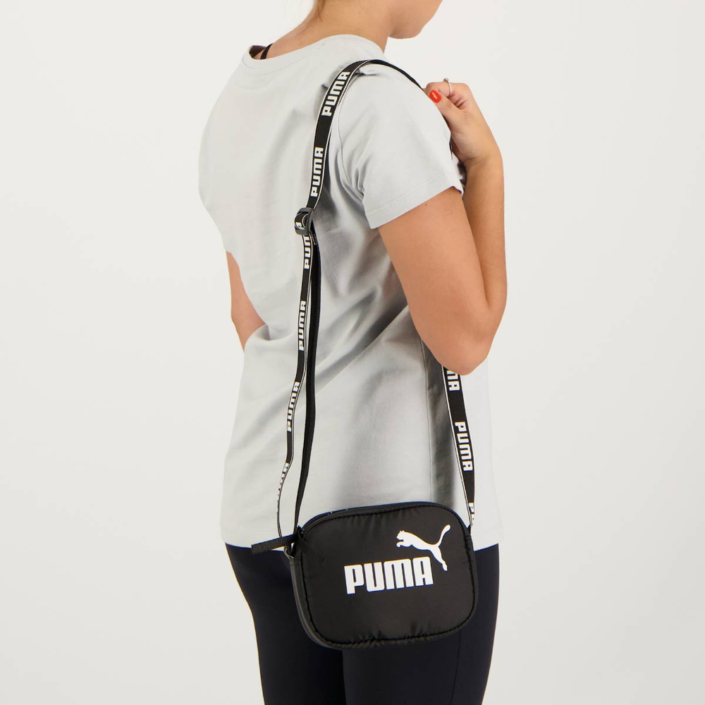 Bolsa Puma Core Base Cross Preta Bolsa Puma Core Base Cross Preta