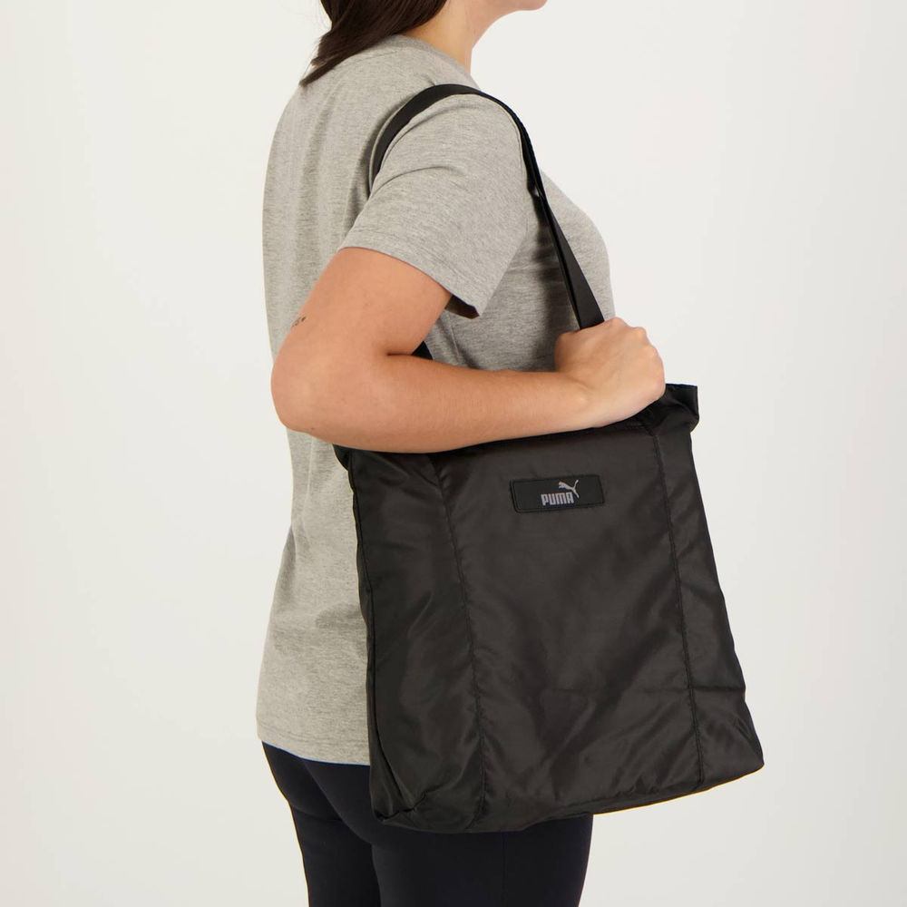 Bolsa Puma Core Pop Shopper Preta Bolsa Puma Core Pop Shopper Preta
