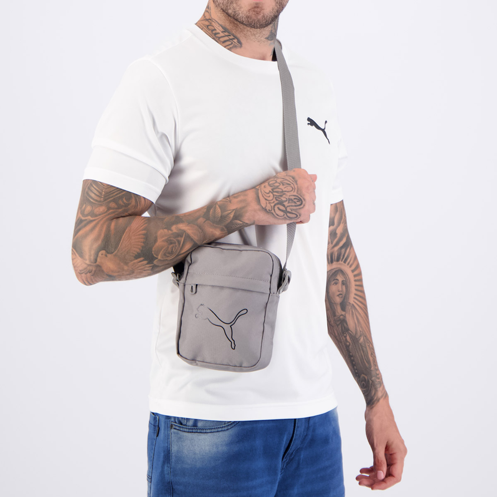 Bolsa Puma Plus Portable Cinza Bolsa Puma Plus Portable Cinza