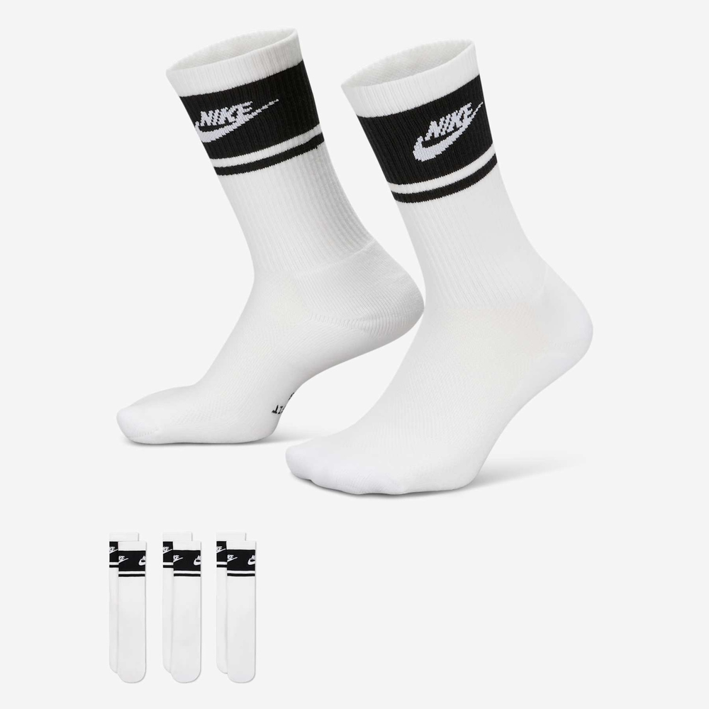 Meia Nike Everyday Elevated (3 Pares) Unissex Meia Nike Everyday Elevated (3 Pares) Unissex