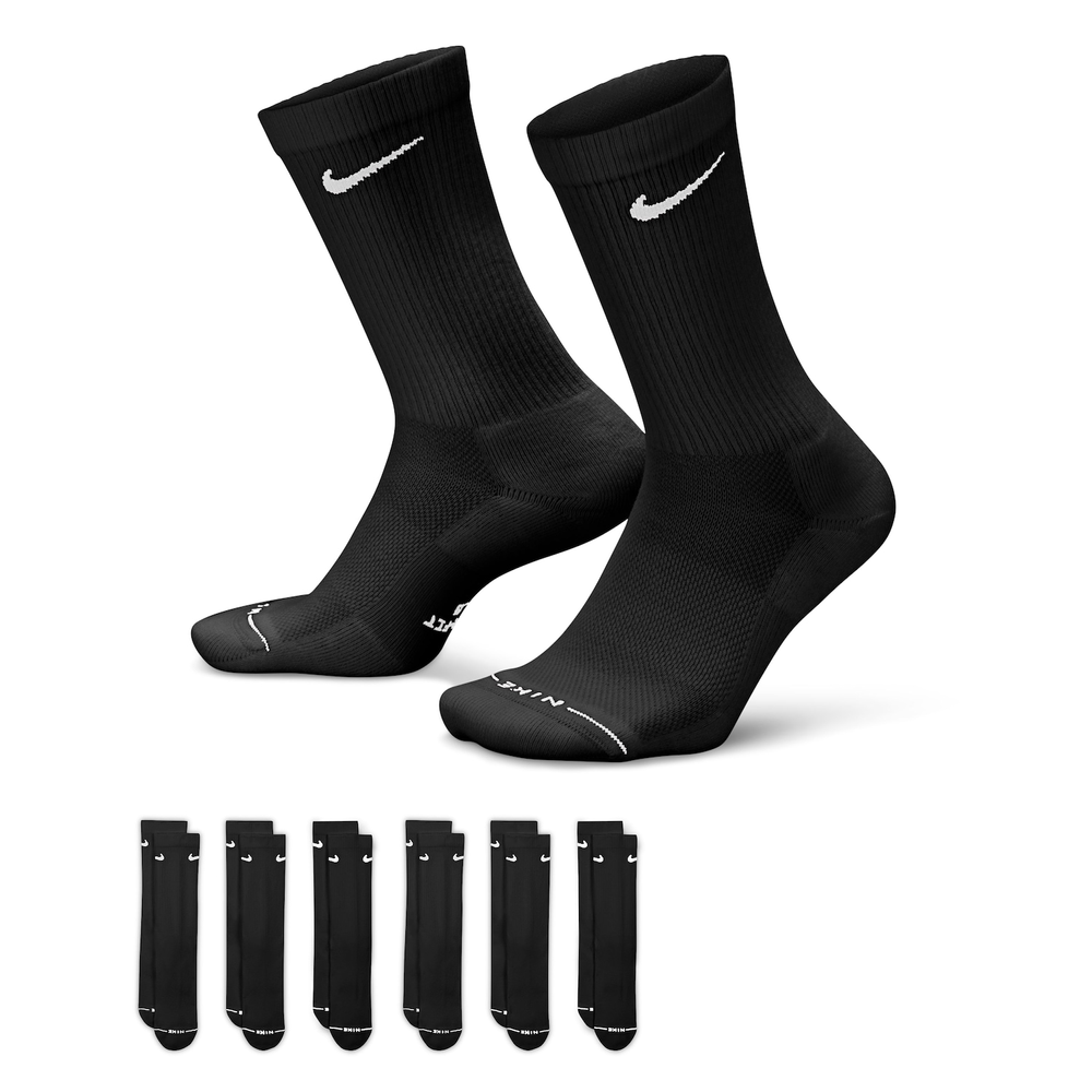 Meia Nike Everyday Elevate Crew (6 Pares) Unissex