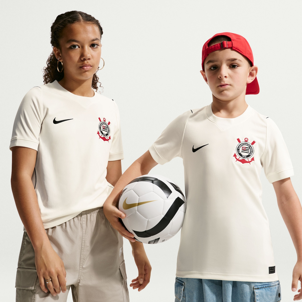 Camisa do Corinthians I 26/27 Torcedor Nike Infantil