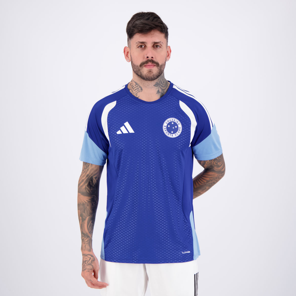 Camisa do Cruzeiro Treino Atleta 26/27 adidas Masculina Camisa do Cruzeiro Treino Atleta 26/27 adidas Masculina