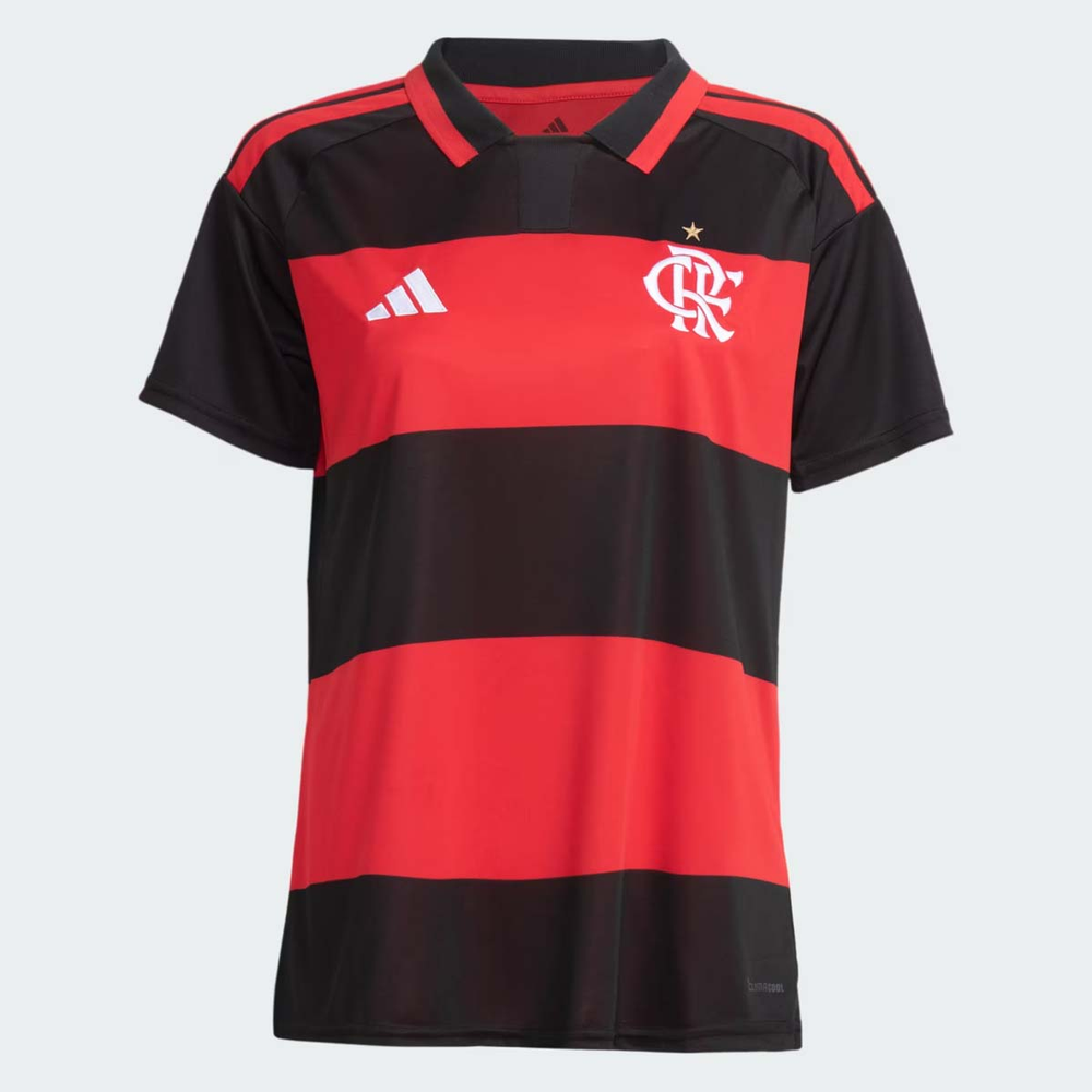 Camisa Adidas Flamengo I 2026 Feminina Camisa Adidas Flamengo I 2026 Feminina