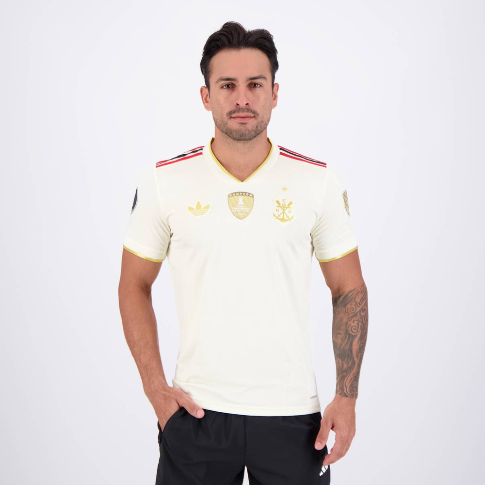 Camisa Adidas Flamengo III 2025 Campeão Libertadores