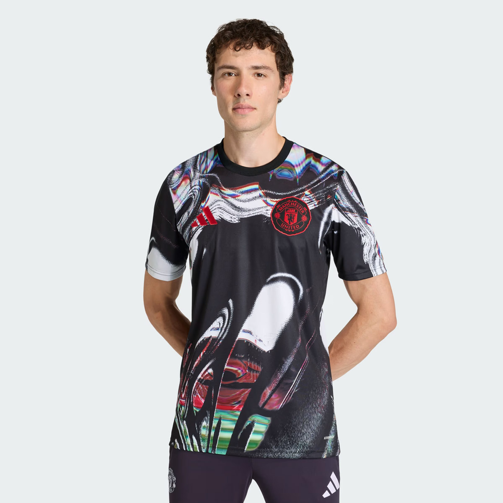 Camisa Pré-jogo Manchester United 25/26 Homem adidas Camisa Pré-jogo Manchester United 25/26 Homem adidas