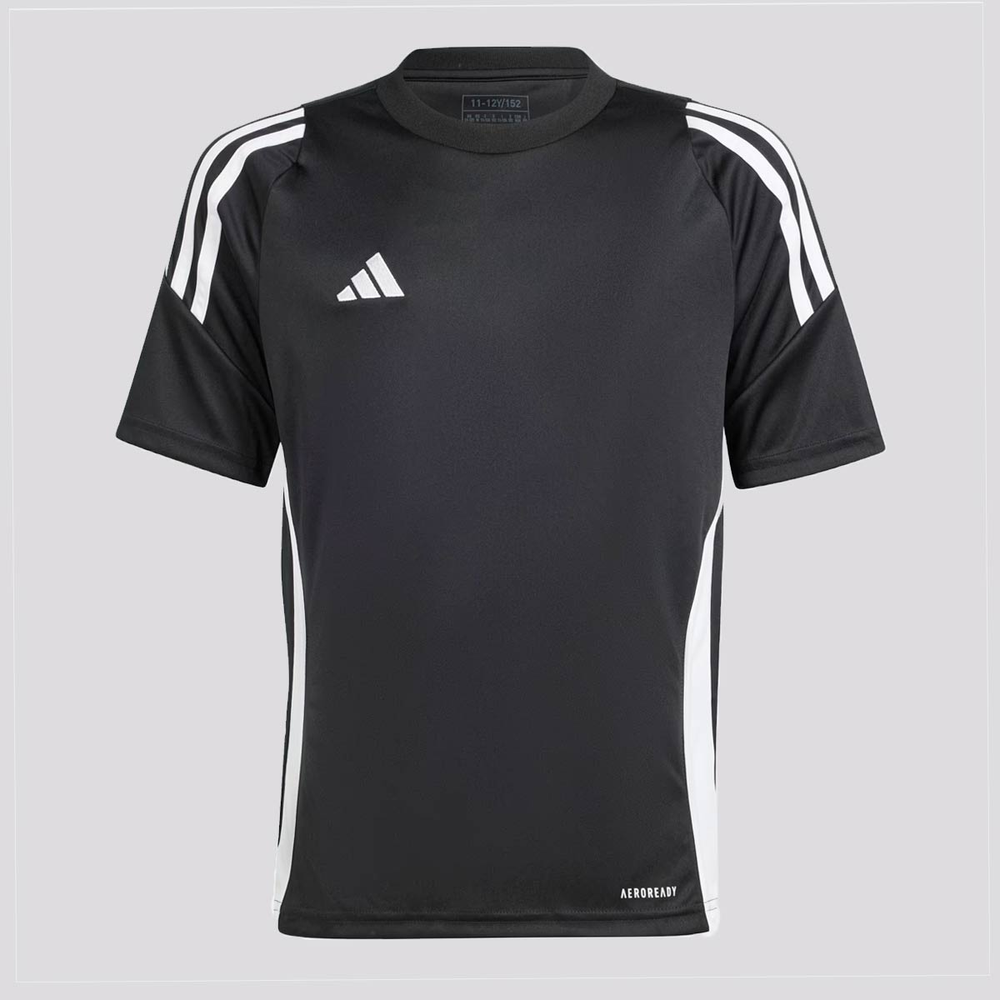 Camisa Adidas Tiro 24 Juvenil Preta Camisa Adidas Tiro 24 Juvenil Preta