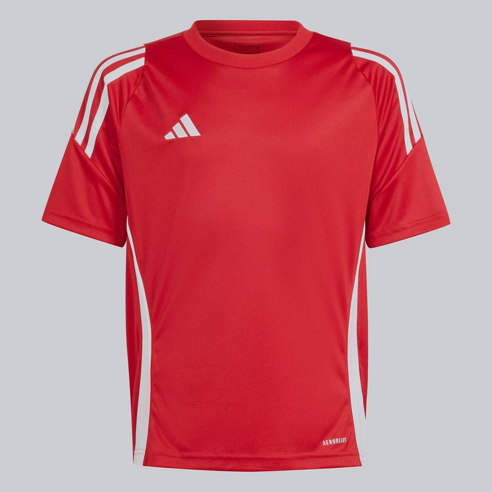 Camisa Adidas Tiro 24 Juvenil Vermelha