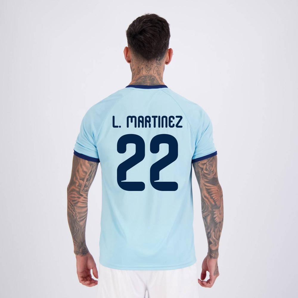 Camisa Argentina Lines Azul 22 L Martinez Camisa Argentina Lines Azul 22 L Martinez