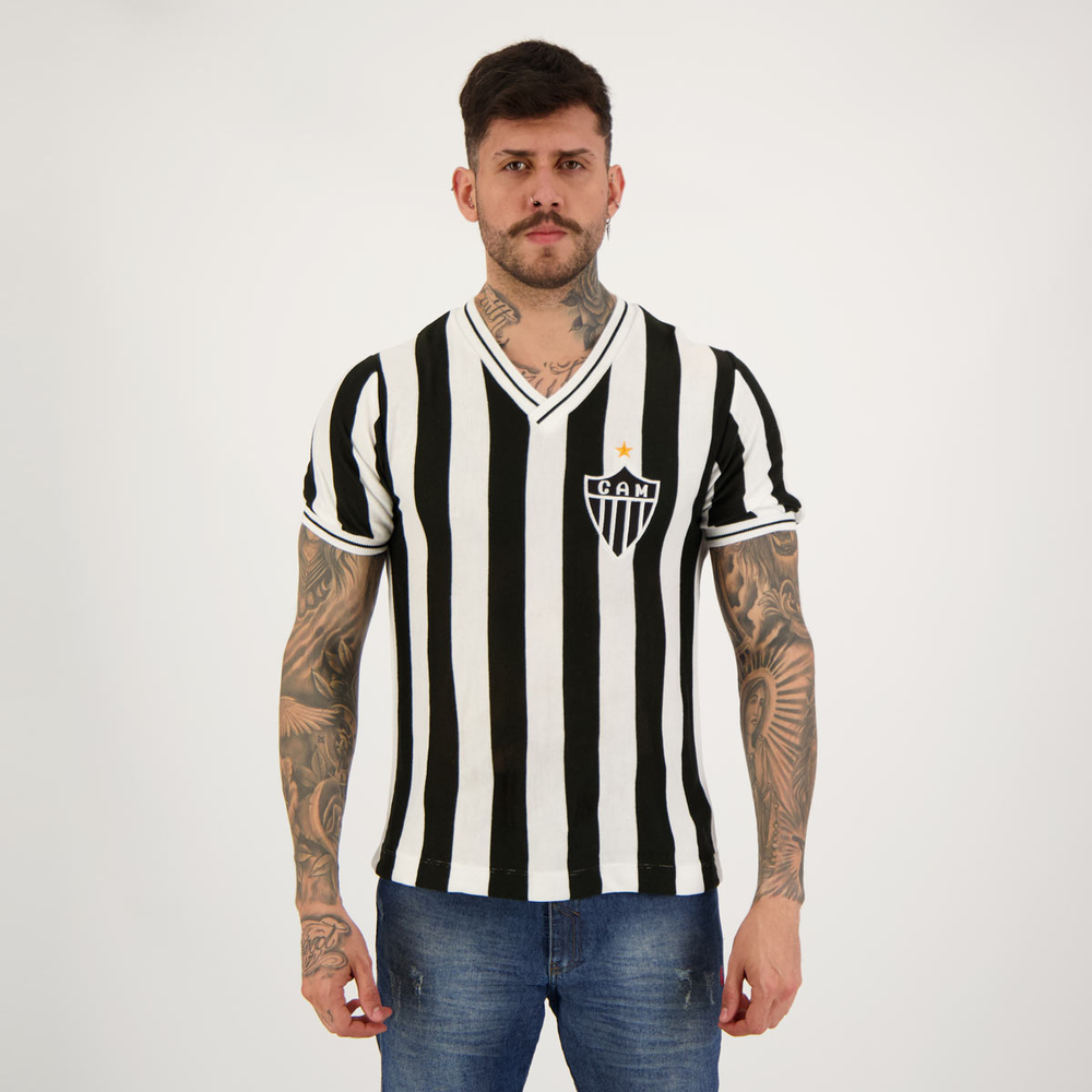 Camisa Atlético Mineiro Retrô 1982 N 10 Camisa Atlético Mineiro Retrô 1982 N 10