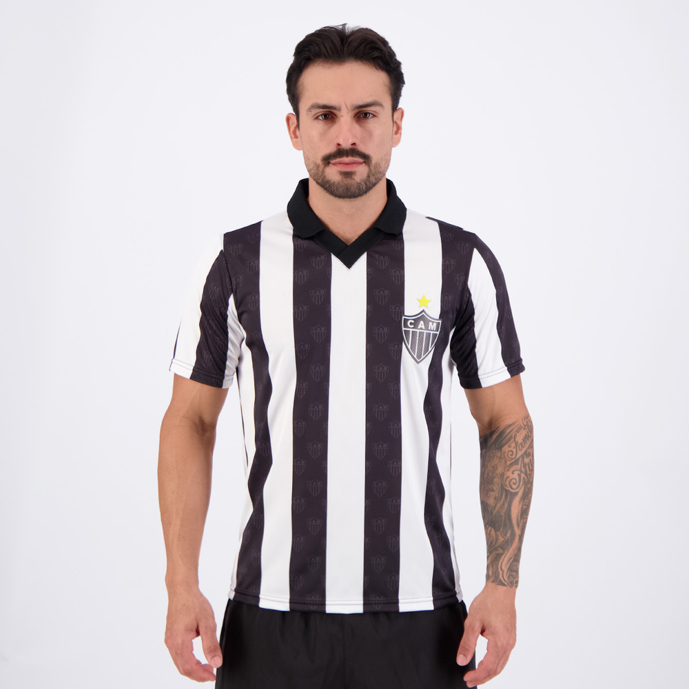 Camisa Atlético Mineiro Retrô 1991 N°13 Camisa Atlético Mineiro Retrô 1991 N°13