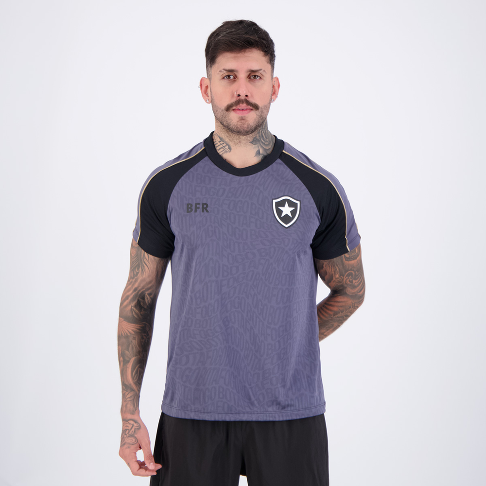 Camisa Botafogo Cantar Preta Camisa Botafogo Cantar Preta