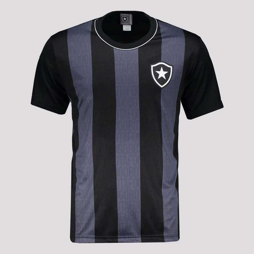 Camisa Botafogo Intenso Infantil Preta e Cinza Camisa Botafogo Intenso Infantil Preta e Cinza