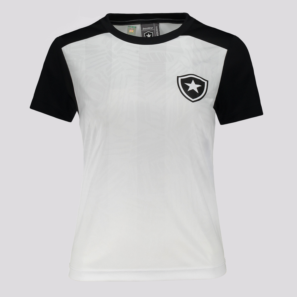 Camisa Botafogo Matriz Feminina Branca Camisa Botafogo Matriz Feminina Branca