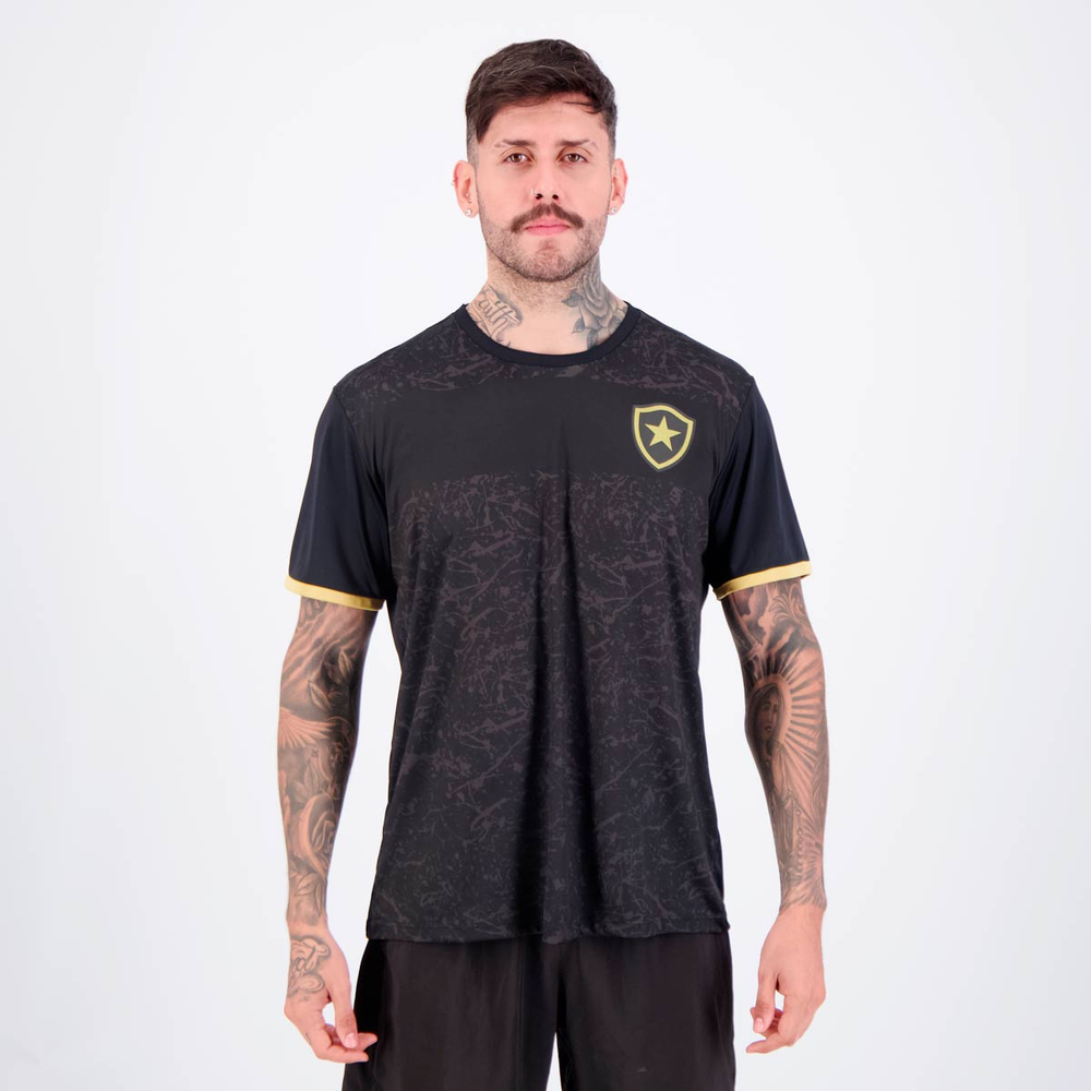 Camisa Botafogo Splash Preta Camisa Botafogo Splash Preta