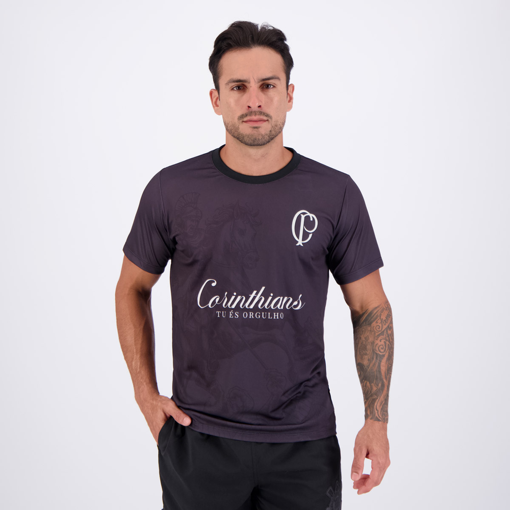 Camisa Corinthians Guerreiro Preta