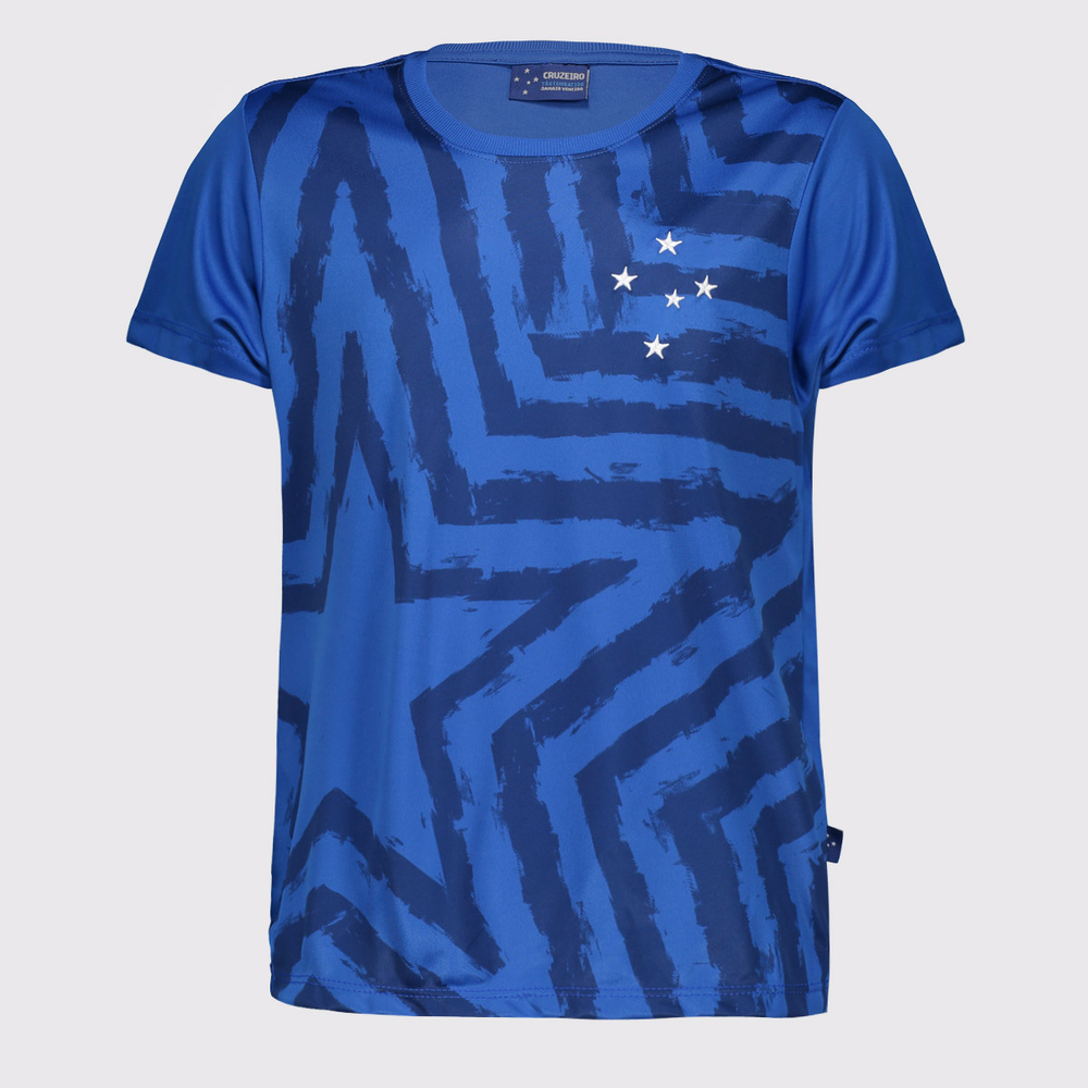 Camisa Cruzeiro Esportiva Juvenil Azul