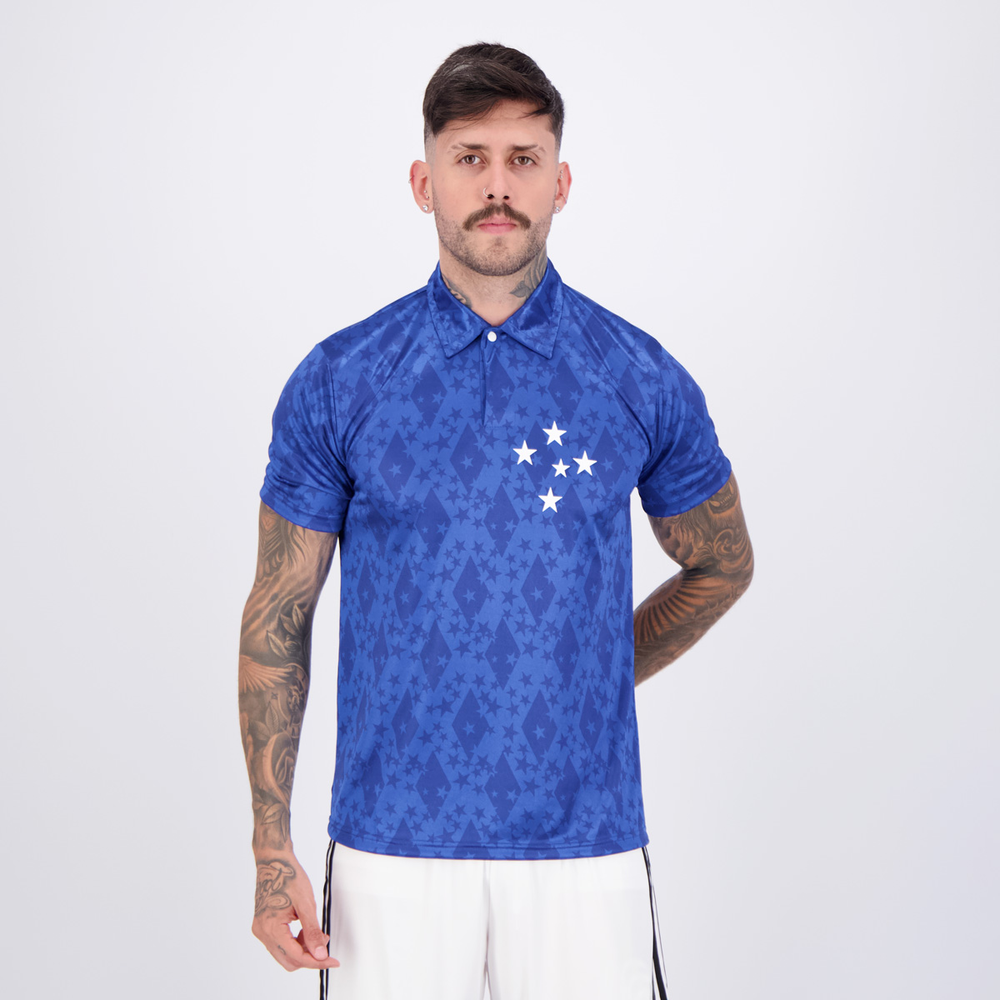 Camisa Cruzeiro Retrô 1993 Azul Camisa Cruzeiro Retrô 1993 Azul