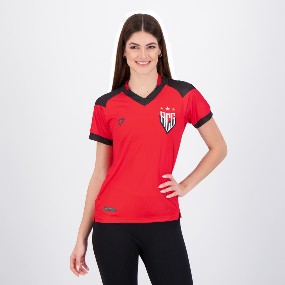 Camisa Dragão Premium Atlético Goianiense Comissão 2024 Feminina Camisa Dragão Premium Atlético Goianiense Comissão 2024 Feminina