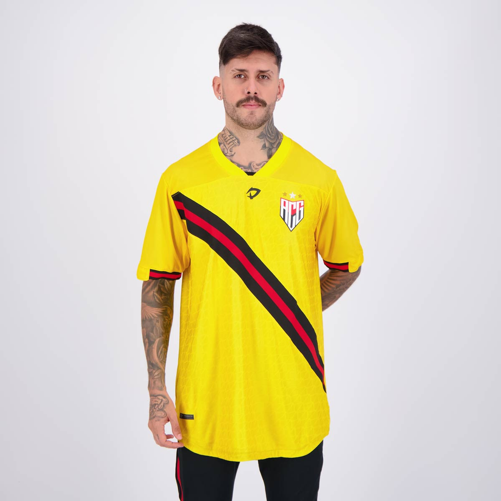 Camisa Dragão Premium Atlético Goianiense Goleiro 2024 Amarela Camisa Dragão Premium Atlético Goianiense Goleiro 2024 Amarela