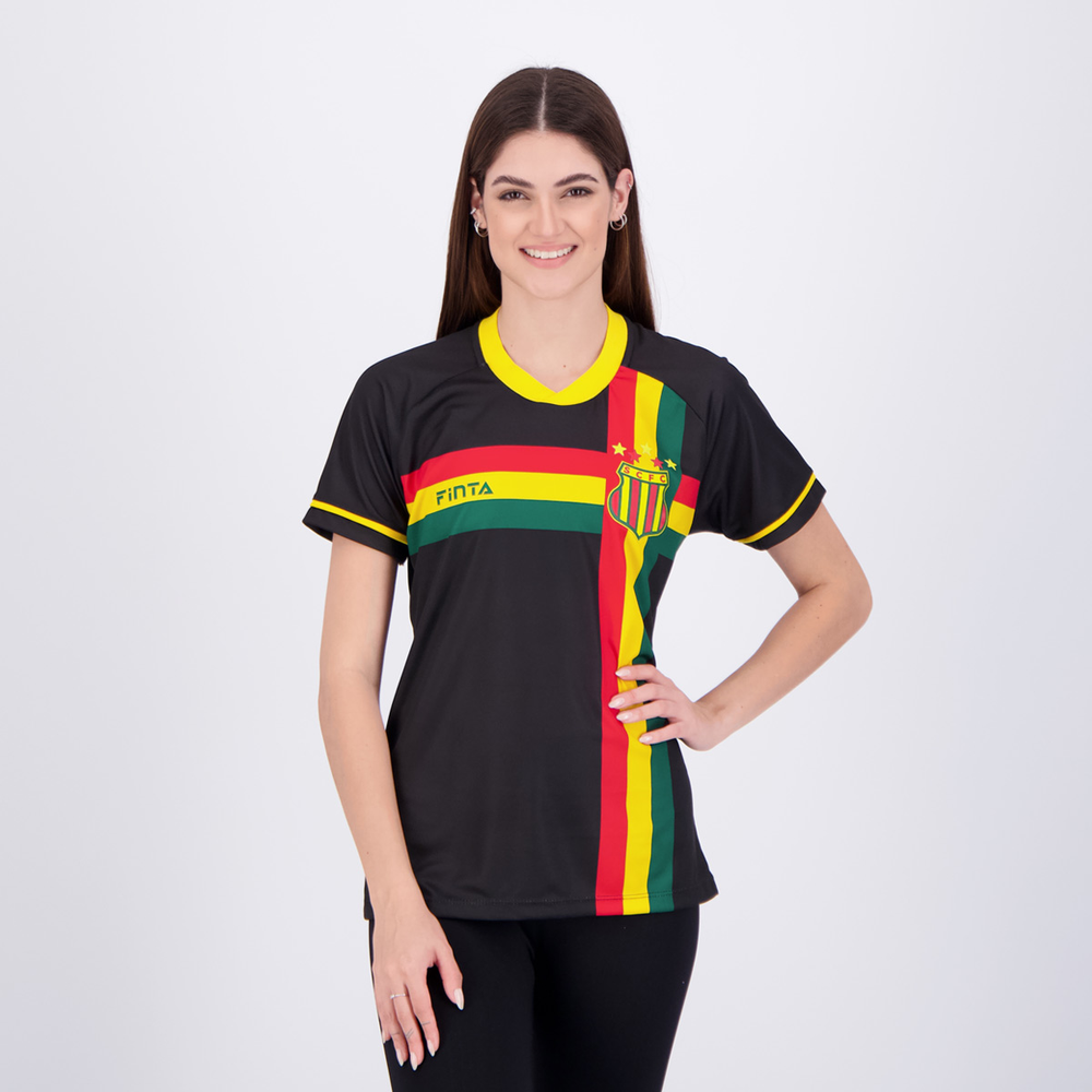 Camisa Finta Sampaio Corrêa Goleiro 2024 Feminina Preta Camisa Finta Sampaio Corrêa Goleiro 2024 Feminina Preta