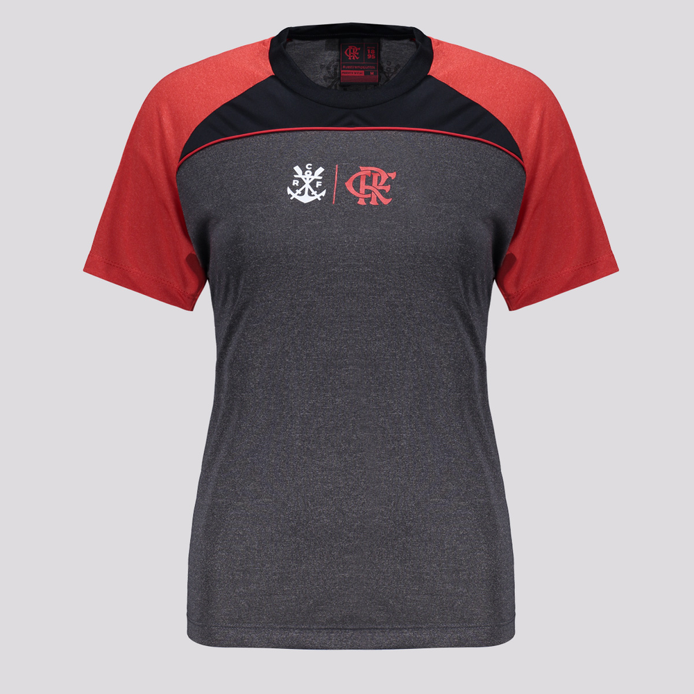 Camisa Flamengo Aurora Feminina Cinza Camisa Flamengo Aurora Feminina Cinza