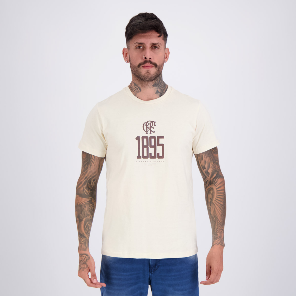 Camisa Flamengo Consciência Negra Glórias Bege Camisa Flamengo Consciência Negra Glórias Bege