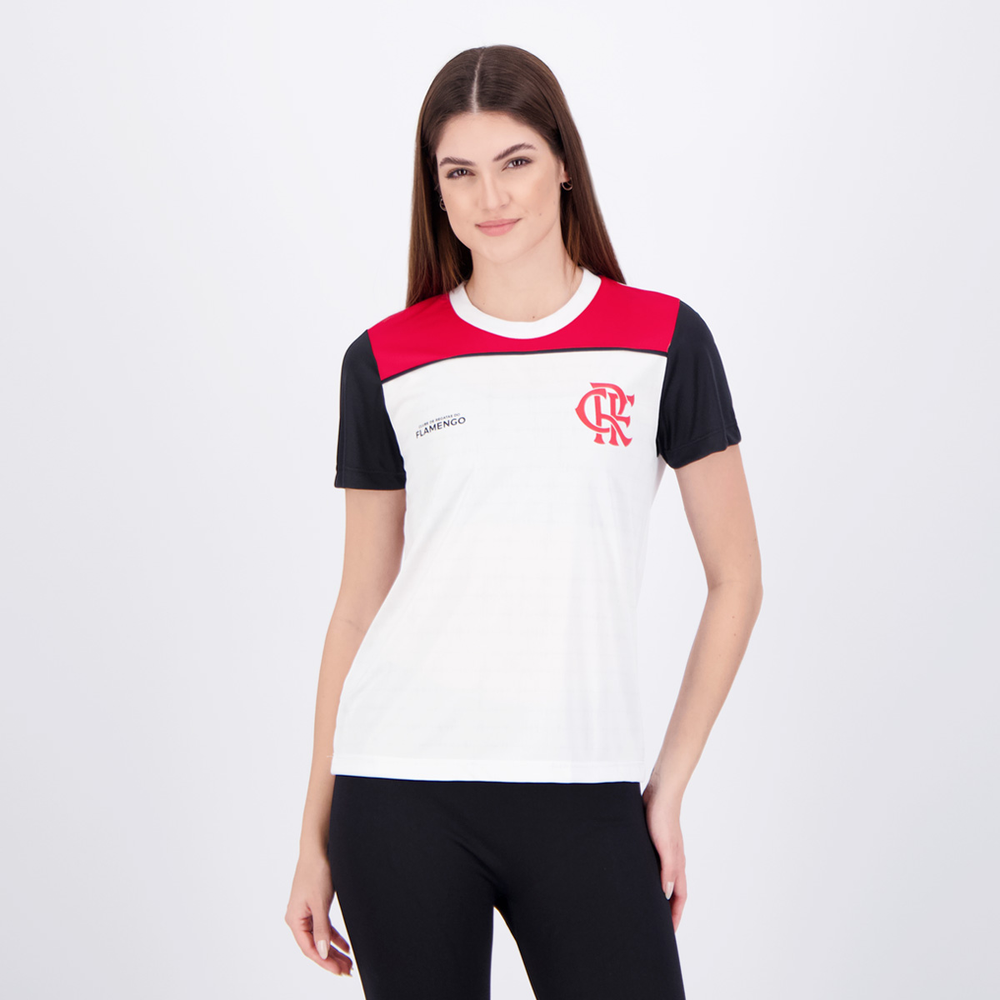 Camisa Flamengo Fulgor Feminina Branca Camisa Flamengo Fulgor Feminina Branca