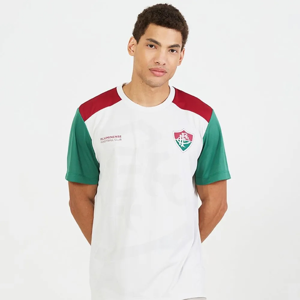 Camisa Fluminense Pulsar Off White e Bordô Camisa Fluminense Pulsar Off White e Bordô