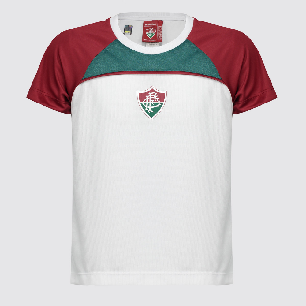Camisa Fluminense Timbre Infantil Branca Camisa Fluminense Timbre Infantil Branca