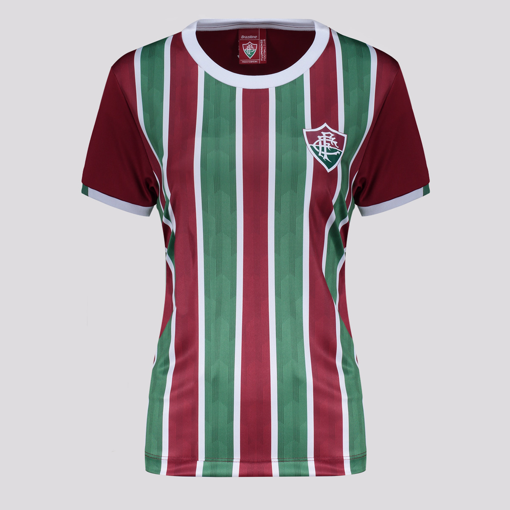 Camisa Fluminense Tratado Feminina Vinho Camisa Fluminense Tratado Feminina Vinho