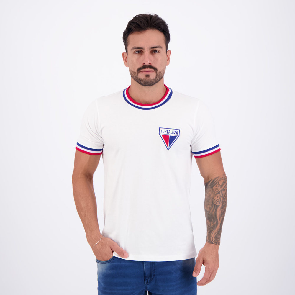 Camisa Fortaleza Retrô 1974 Branca Camisa Fortaleza Retrô 1974 Branca