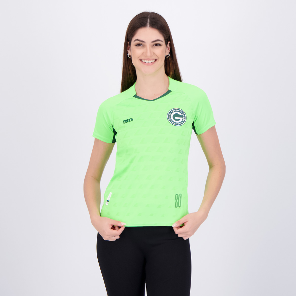 Camisa Gr33n Goiás Goleiro 2023 Feminina Verde Camisa Gr33n Goiás Goleiro 2023 Feminina Verde