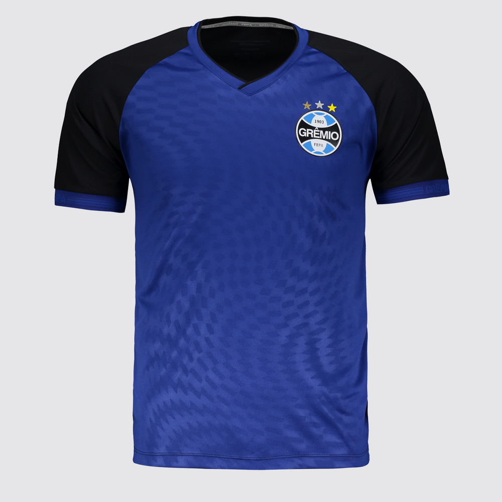 Camisa Grêmio Eletric Azul e Preta Camisa Grêmio Eletric Azul e Preta