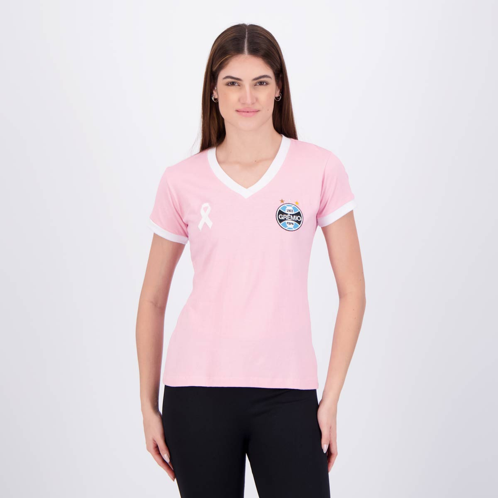 Camisa Grêmio Outubro Rosa Feminina Camisa Grêmio Outubro Rosa Feminina