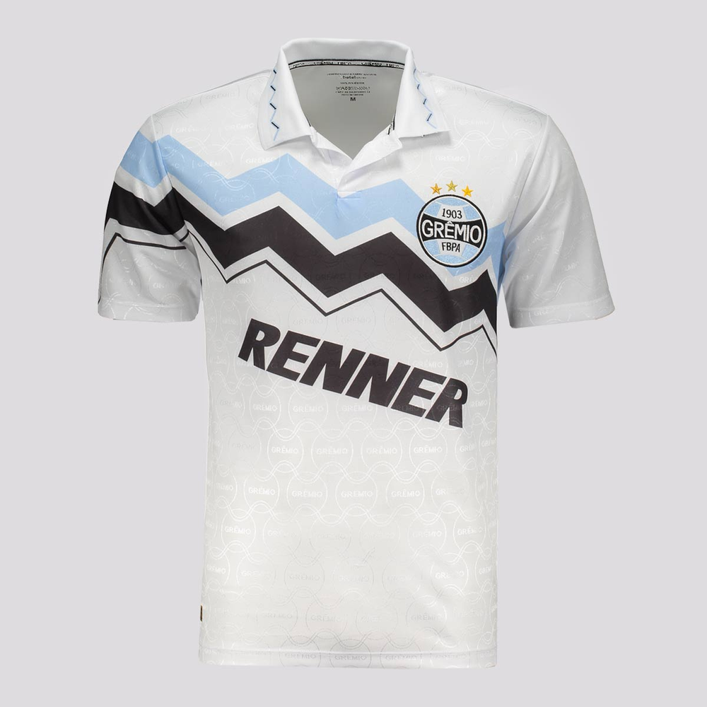 Camisa Grêmio Retrô Liberta 1995 Branca Camisa Grêmio Retrô Liberta 1995 Branca