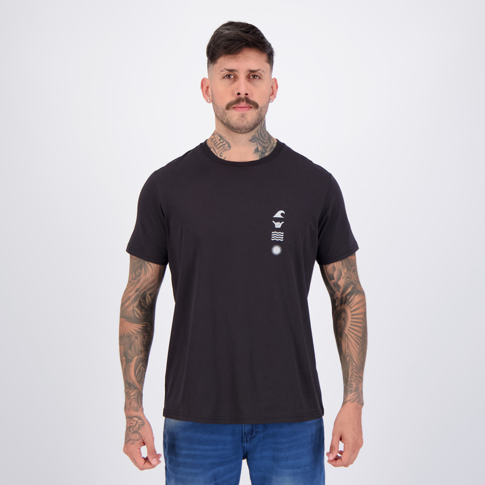 Camisa Hang Loose Wind Preta Camisa Hang Loose Wind Preta