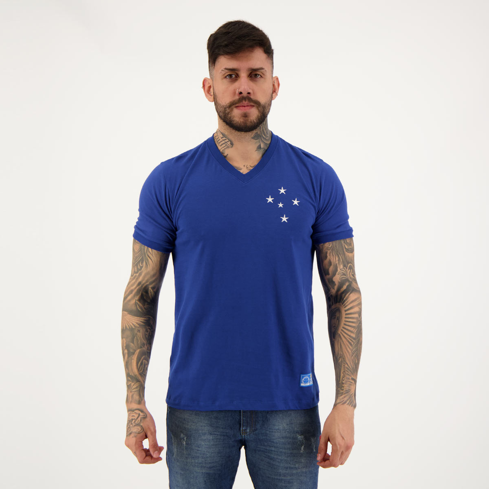 Camisa Home Cruzeiro 1976 Azul Camisa Home Cruzeiro 1976 Azul